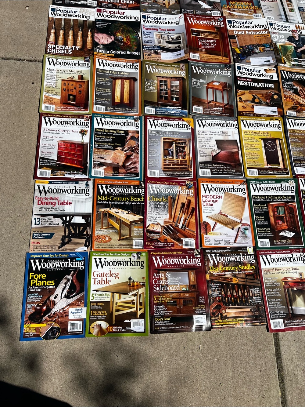Lot of 60 Popular Woodworking Wood Shop DIY Magazines - Picture 14 of 14